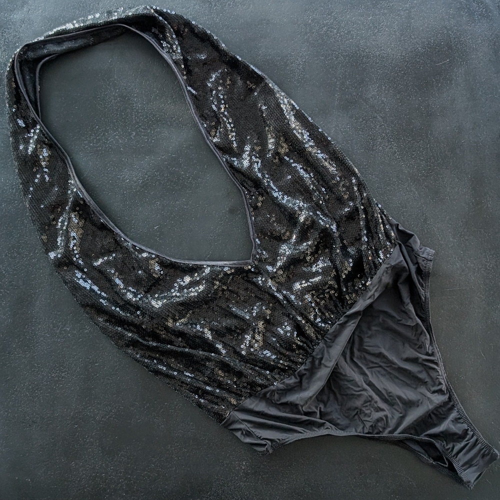 Jezebel - Black Sequins Lingerie